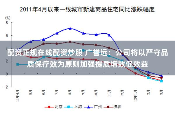 配资正规在线配资炒股 广誉远:公司将以严守品质保疗效为原则加强提质增效促效益